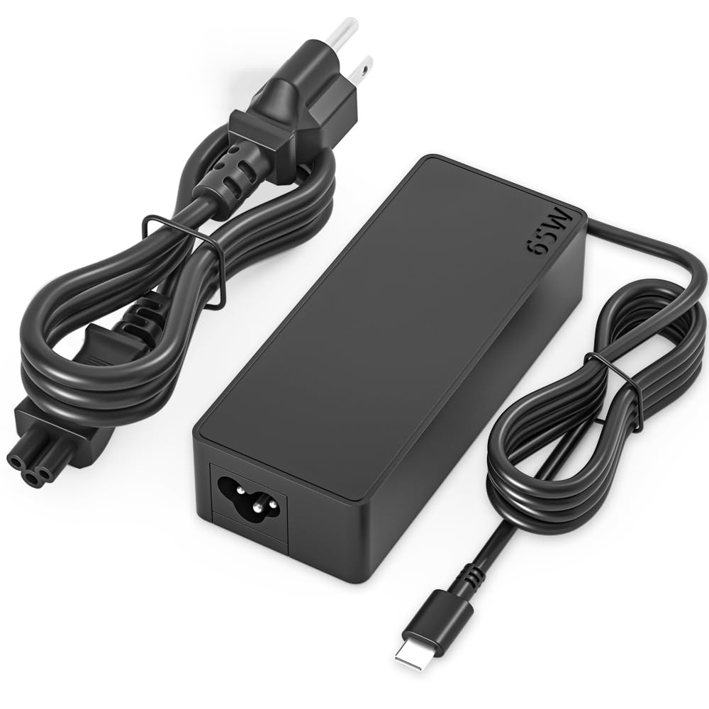 65W 45W USB C Fast Charger for Lenovo Yoga & HP EliteBook Laptops - Compatible with Yoga 9/7/6, C630/C930/C940, EliteBook 840/860/830 Series - Portable Power Adapter for Home, Office & Travel