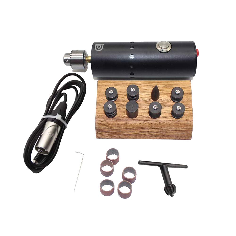 Professional DIY Vegetable Tanned Leather Edge Grinder & Polishing Machine - 3-Prong Plug for Leather Crafting, Shoe Making & Bag Repair | Perfect for Leatherworkers & DIY Enthusiasts