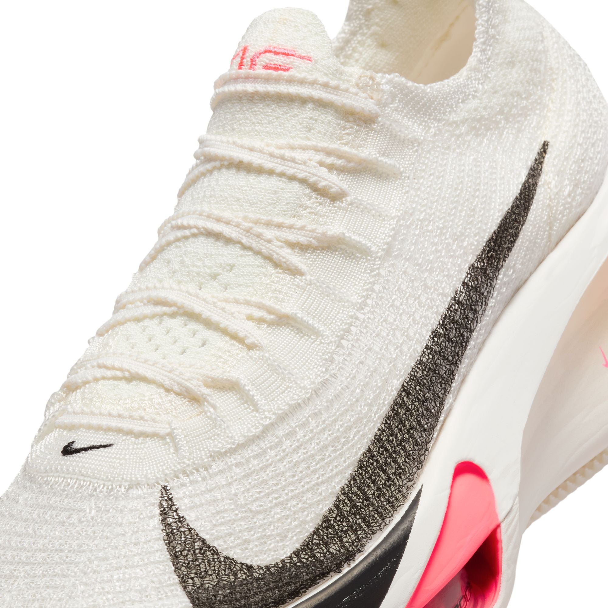 Nike Women's Alphafly 3 Running Shoes - Sail/Black Crimson Tint Guava Ice | Lightweight Cushioned Marathon Sneakers for Road Racing & Training