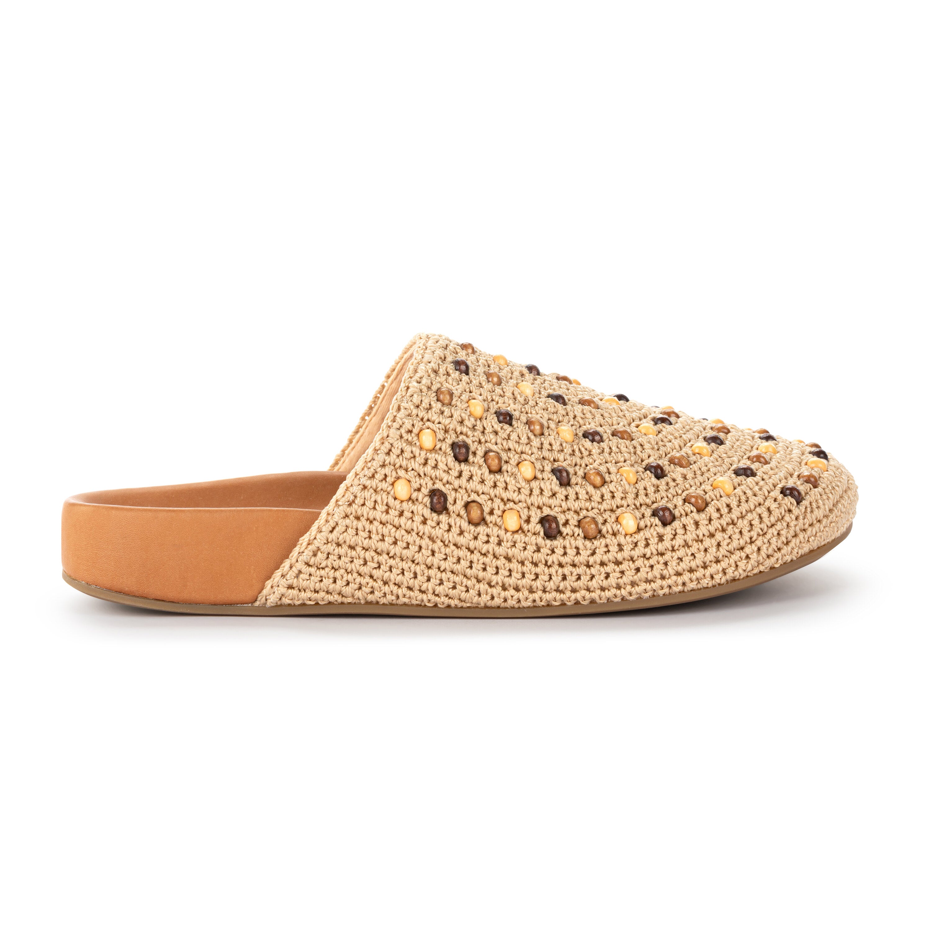 Bolinas Crochet Clogs for Women - Comfortable Handmade Summer Slide Sandals with Arch Support - Perfect for Beach, Pool, and Casual Outings