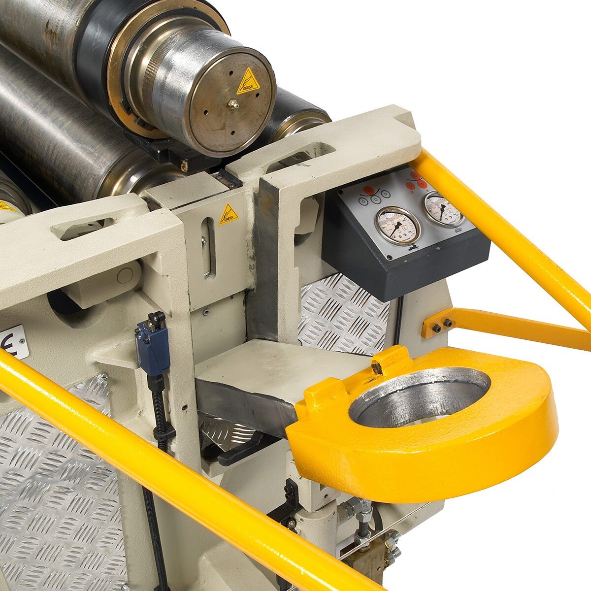 Baileigh Industrial BA9 1006554 4-Roll Plate Roller Machine PR 603 - Heavy Duty Metal Bending for Sheet Metal Fabrication in Workshops & Factories