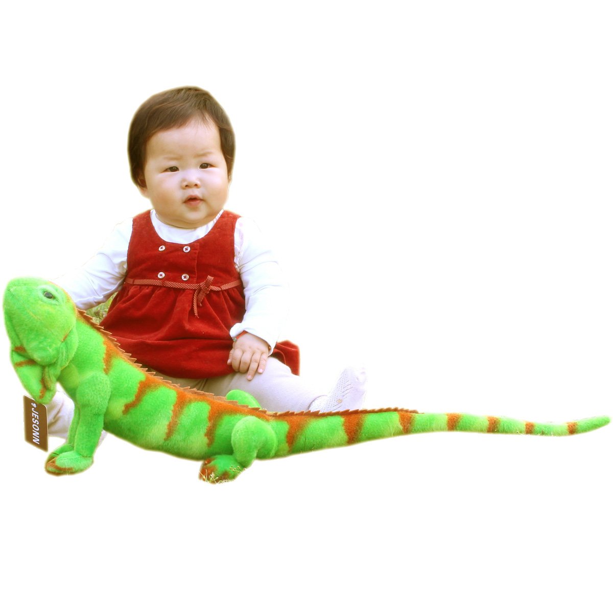 JESONN Soft Plush Lizard Stuffed Animal Toy - Cute Reptile Plushie for Kids, Perfect Gift for Boys & Girls - Great for Cuddling, Bedroom Decor, and Birthday Presents