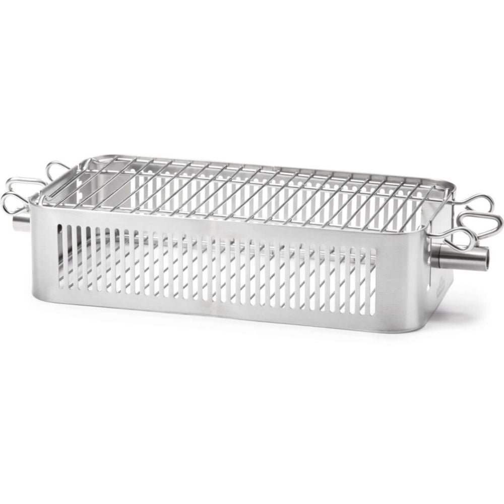 Napoleon 57013 Premium Stainless Steel Rotisserie Basket for Grilling - Perfect for Chicken, Vegetables & Kebabs on Gas or Charcoal BBQs