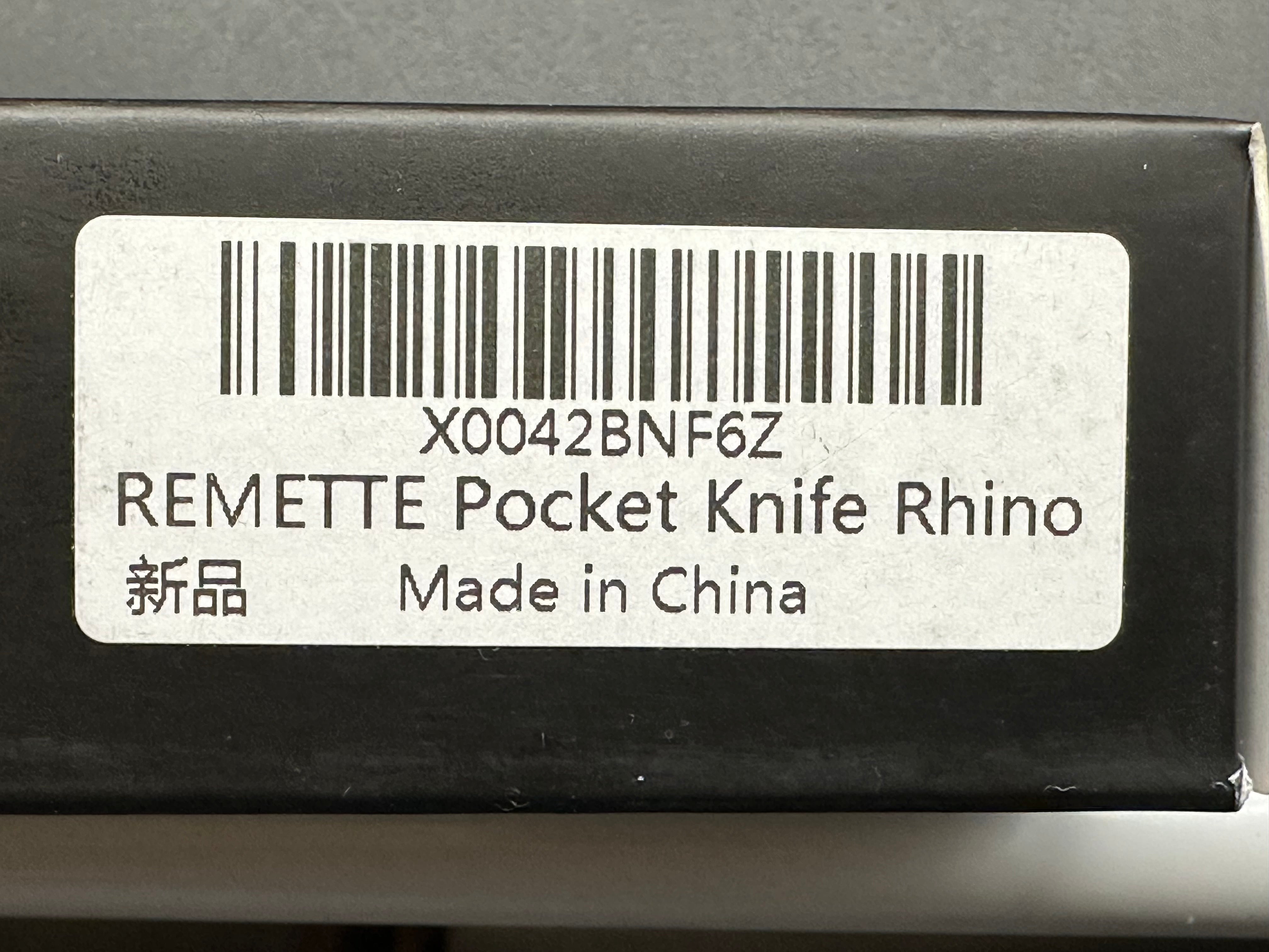 REMETTE Folding Pocket Knife Rhino - 3