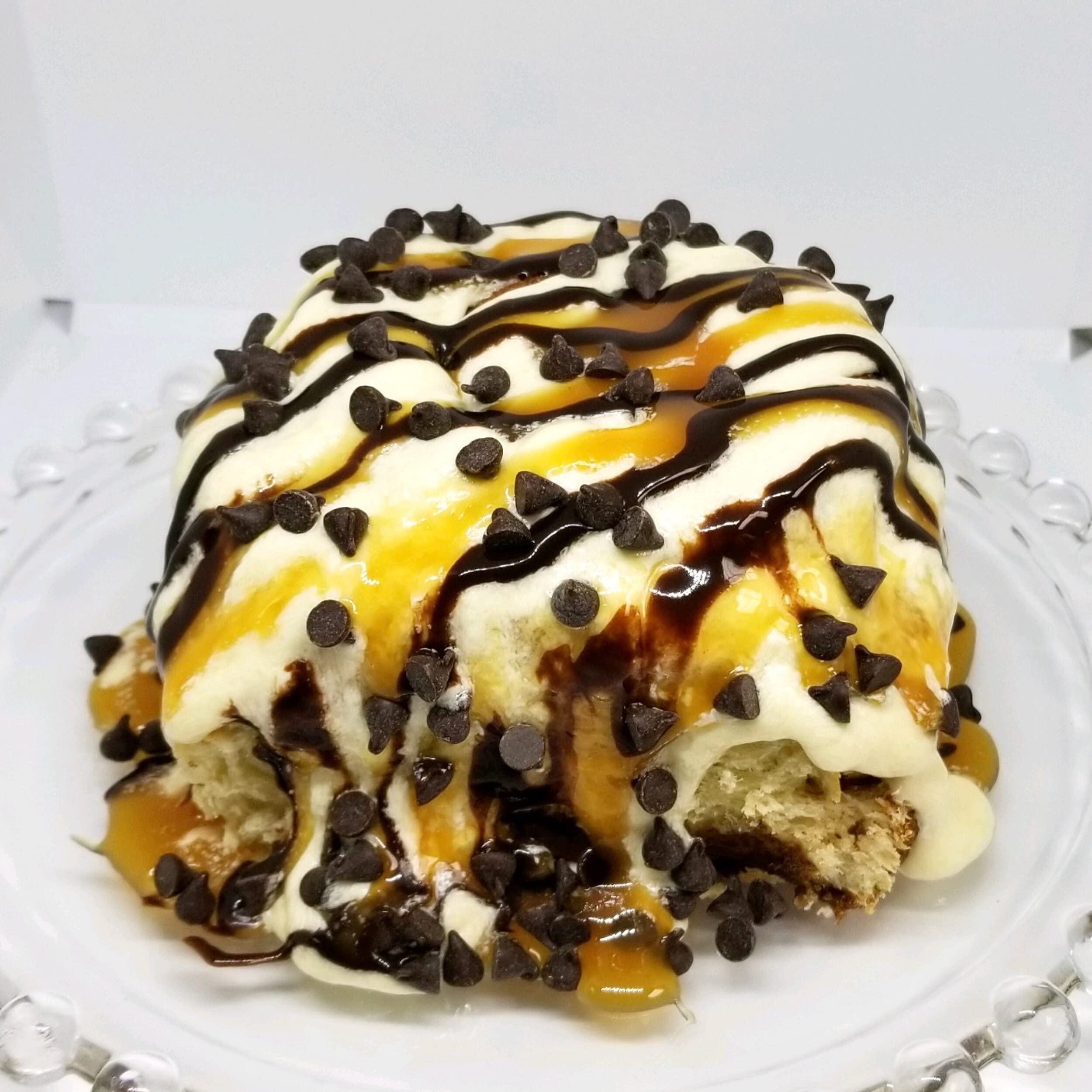 Gourmet Chocolate Caramel Cinnamon Rolls - 12 Pack (6 oz Each) | Fresh Baked Pastries for Breakfast, Brunch & Dessert | Perfect for Holidays & Special Occasions