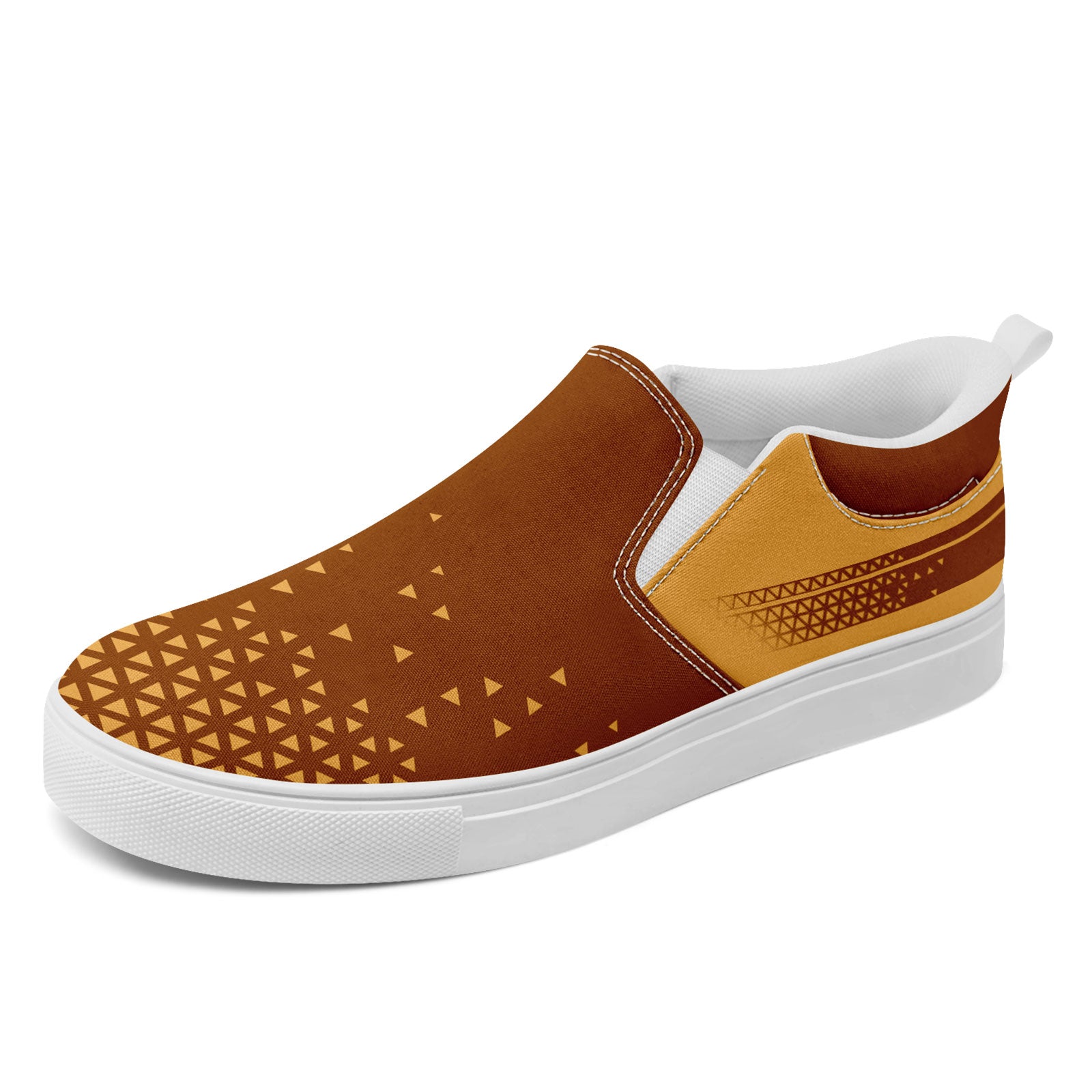 Custom Personalized Slip-On Canvas Sneakers for Women & Men - Handmade FN071 E023042 - Perfect for Casual Wear, Street Fashion & Gift Giving
