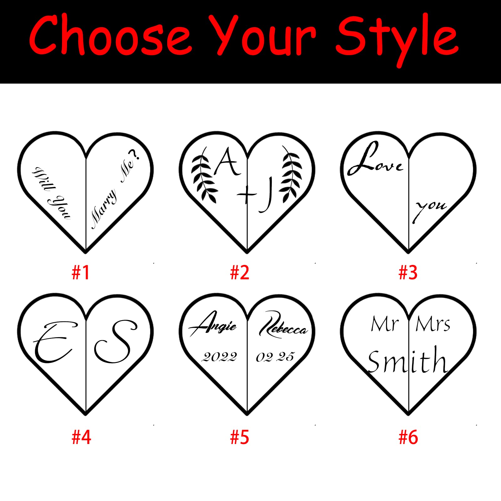 Custom Heart-Shaped Wooden Ring Box - Proposal & Wedding Gift