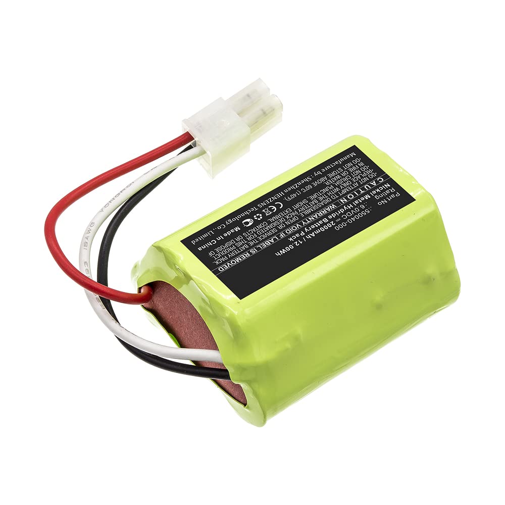 Synergy Digital Printer Battery - 6V 2000mAh Ni-MH Ultra High Capacity Replacement for ONeil Microflash 2 Printer & 550040-000 Battery - Perfect for Retail, Warehouse, and Shipping Label Printing