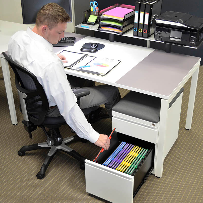 TRIO Adjustable Seat Cushion for Office Chairs - Ergonomic Support for Back Pain Relief - Perfect for Home Office, Gaming & Desk Work