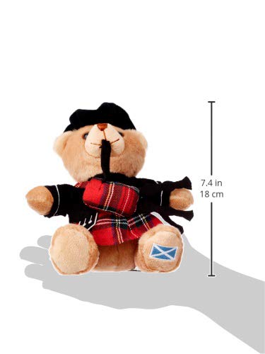 Keel Toys Scottish Bear Plush Stuffed Animal - 19cm Soft Cuddly Teddy for Kids, Collectors & Gifts | Perfect for Nursery Decor, Birthday Presents & Comfort Companions