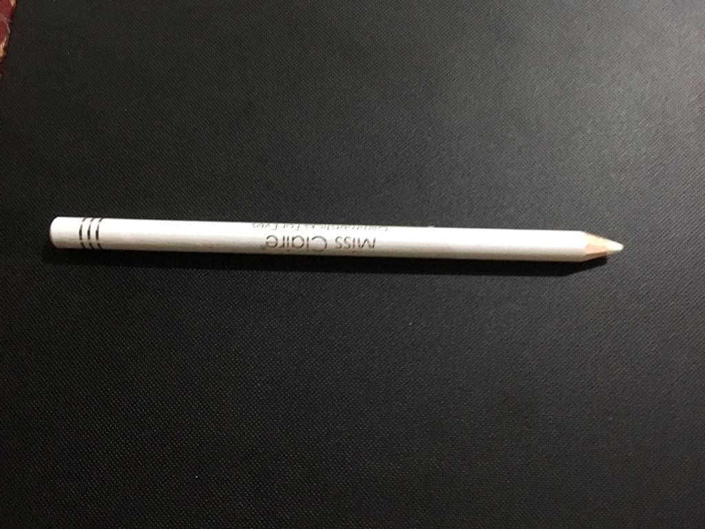 Miss Claire Pearl White Matte Eye Liner Pencil - Long Lasting Waterproof Eyeliner for Dramatic Eye Makeup, Party & Special Occasions