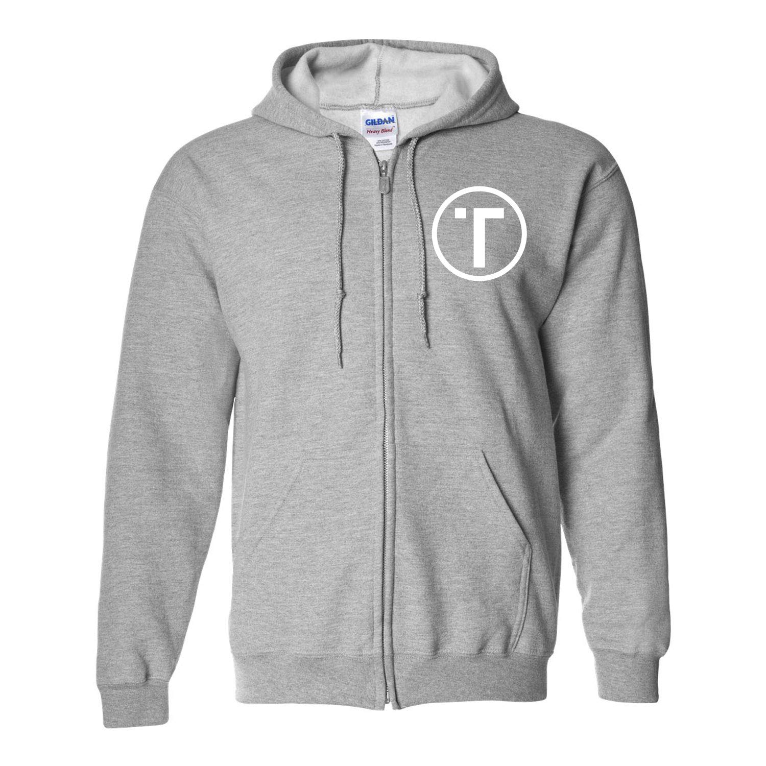 Men's Full-Zip Hooded Sweatshirt - Cotton/Polyester Blend Surf Rashguard Shirt for Sun Protection | Summer Beachwear & Outdoor Activities