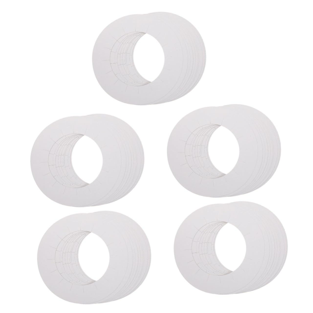100 Pcs Waxing Liners for Hair Removal - Anti-Mat Wax Warmer Pads, Wax Melt Trays & Collar Protectors - Disposable White Paper Sheets for Salon & Home Use