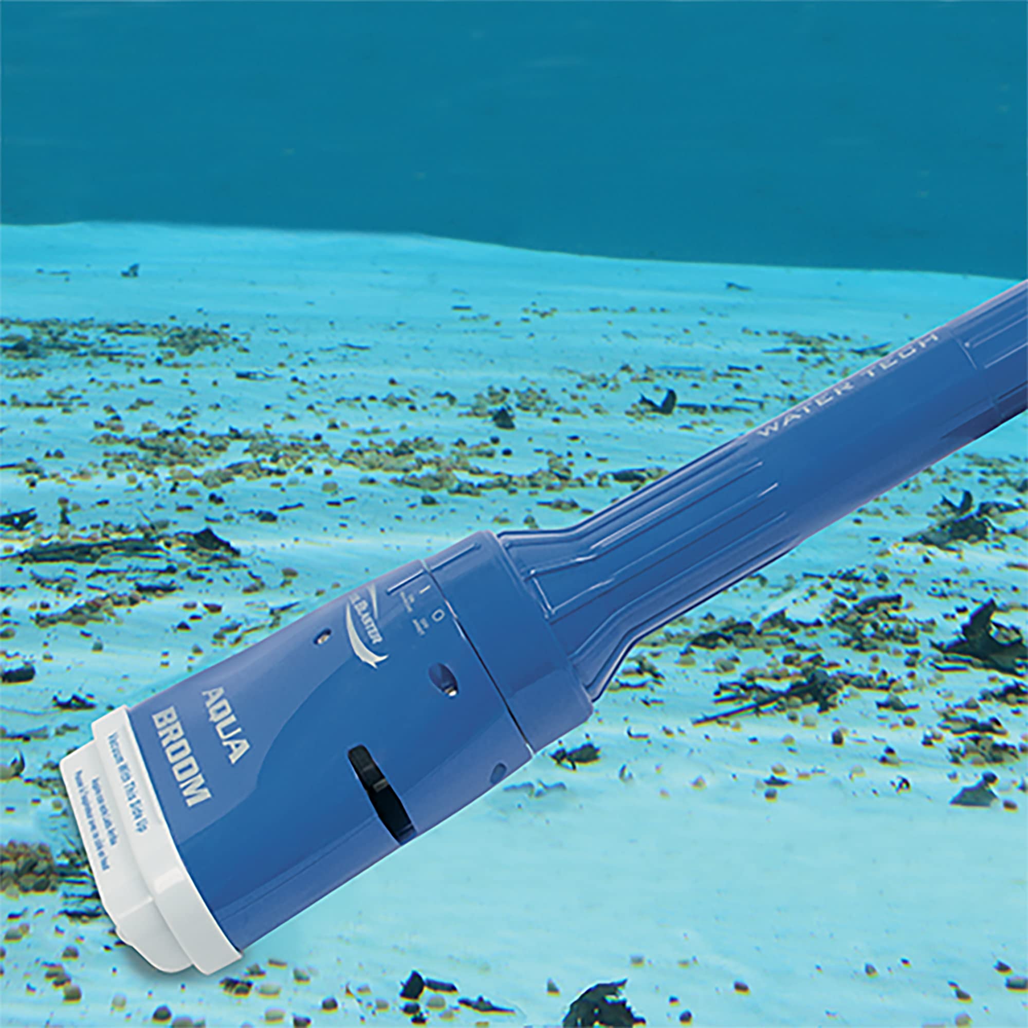 **POOL BLASTER Aqua Broom Ultra Cordless Pool & Spa Vacuum – Battery-Powered Handheld Cleaner for Sand, Silt & Small Debris – Includes Pole Set – Ideal for Hot Tubs, Inground & Above Ground Pools – Perfect for Tight Spaces & Quick Cleanups**