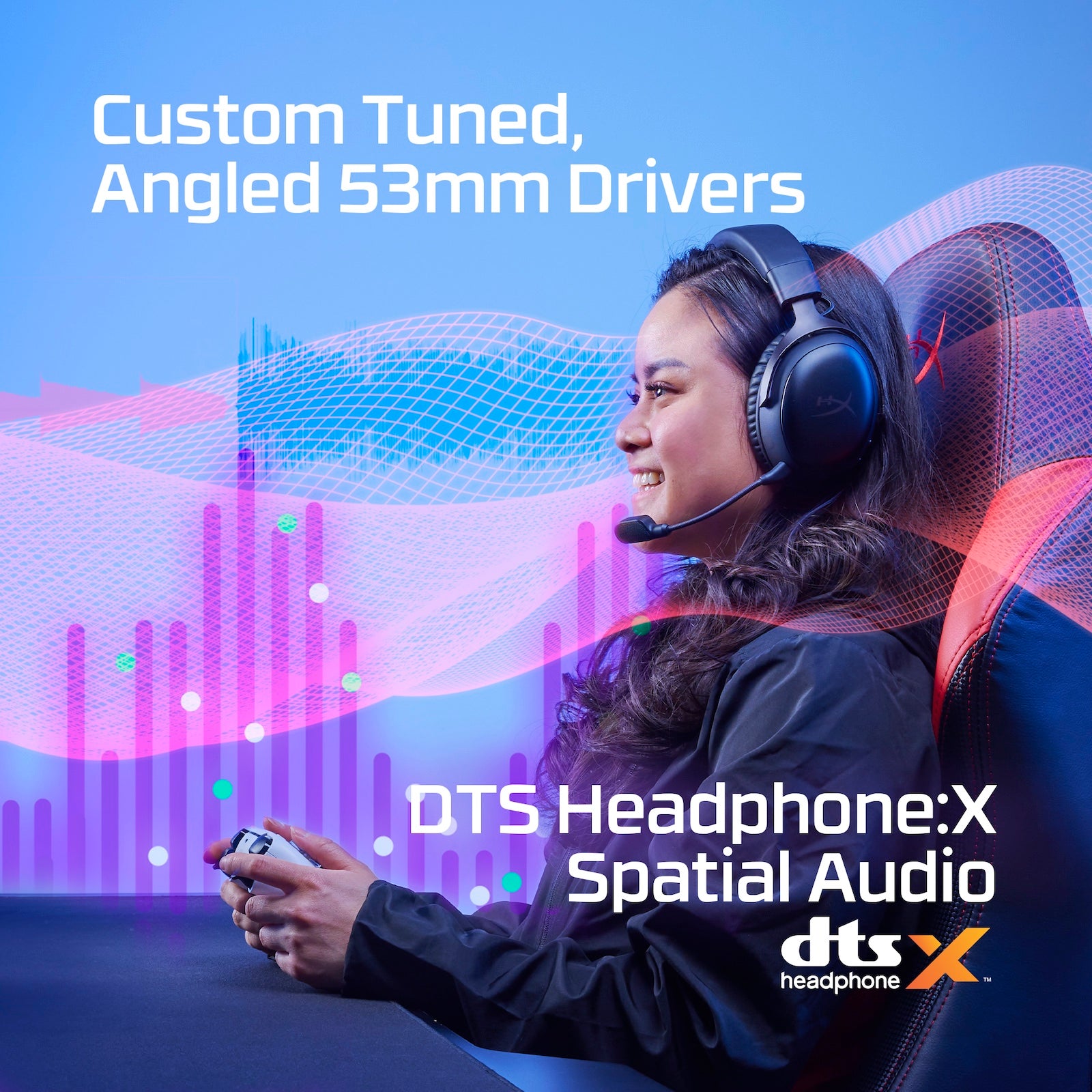 HyperX Cloud III Wireless Gaming Headset - Black | Noise Cancelling Mic, Comfortable Memory Foam - Perfect for PC, PS5, Xbox & Esports Tournaments