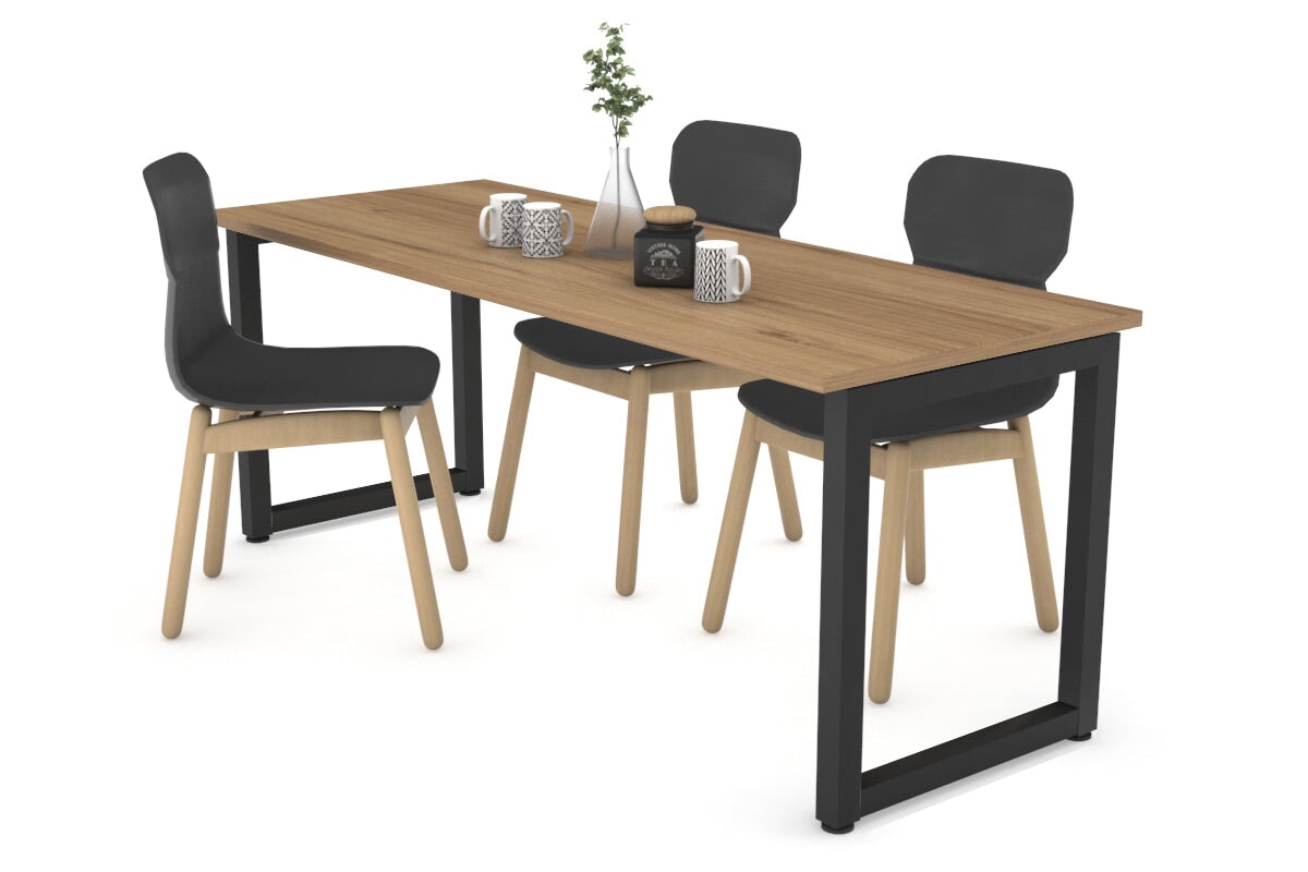 Quadro Loop Legs Table - 1600L x 800W Modern Dining Table for Home & Office - Perfect for Dining Rooms, Kitchens, and Workspaces