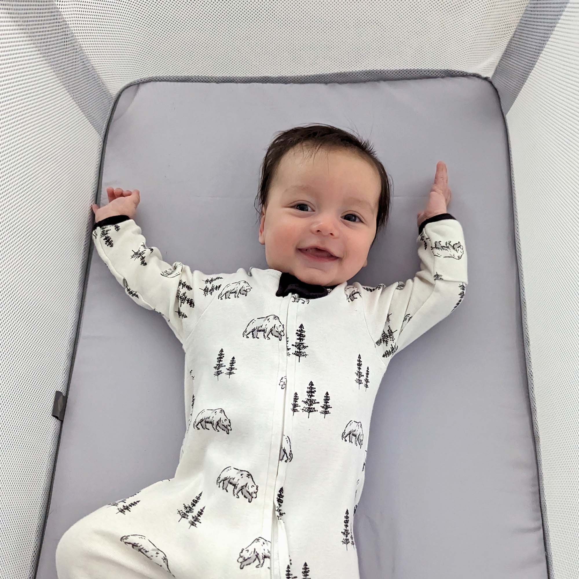 Boppy Newborn Baby Bassinet - Portable & Adjustable Infant Sleeper for Safe & Comfortable Sleep - Perfect for Nursery, Bedroom & Travel Use
