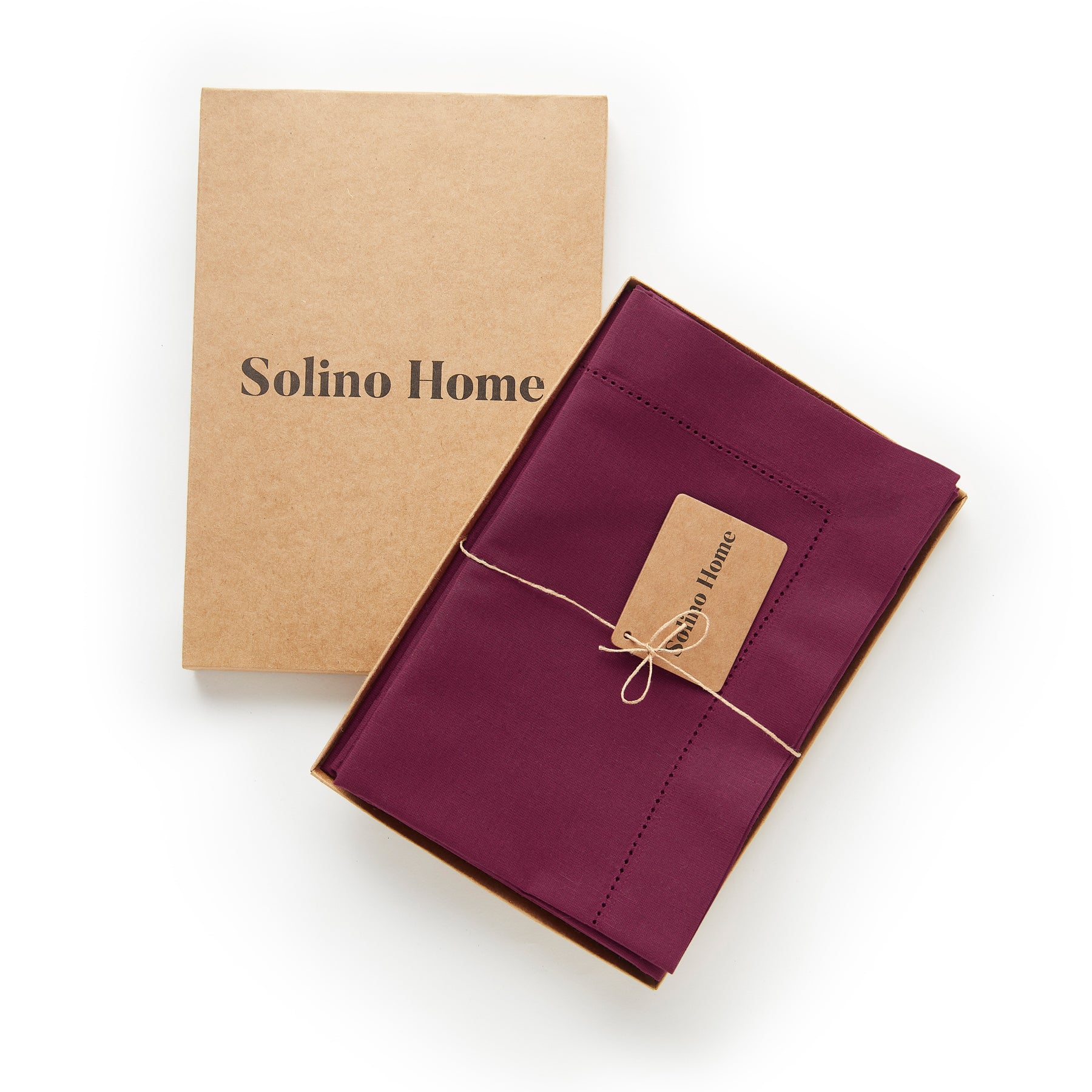 Premium Cotton Linen Hemstitch Napkins Set - 100% Natural Fabric Dinner Napkins for Formal Dining, Wedding, and Special Occasions - Elegant Table Decor for Restaurants and Home Entertaining