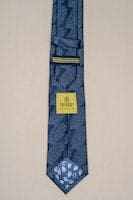 Premium Cavani Blue Silk Tie Set for Men - Elegant Formal & Business Attire Accessories for Weddings, Office & Special Occasions
