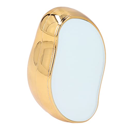 Silky Hair Remover - Painless Hair Eraser with Microtechnology, Comfortable & Compact ABS Design, Washable & Reusable for Smooth Skin - Perfect for Home Bathroom & Travel Use (Gold)