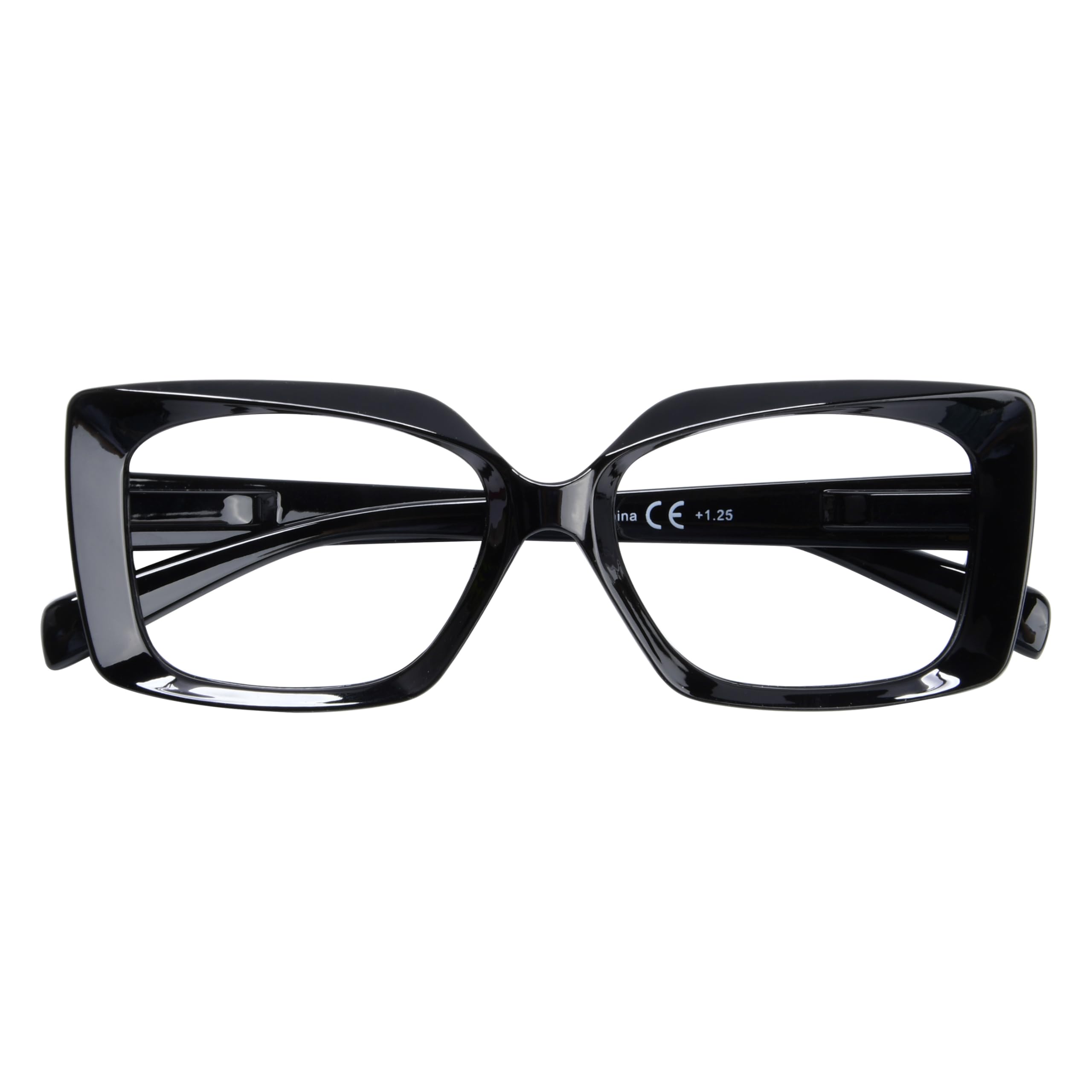 Eyekepper Women's Reading Glasses - Fashionable Black Readers for Women - Perfect for Reading, Working & Computer Use