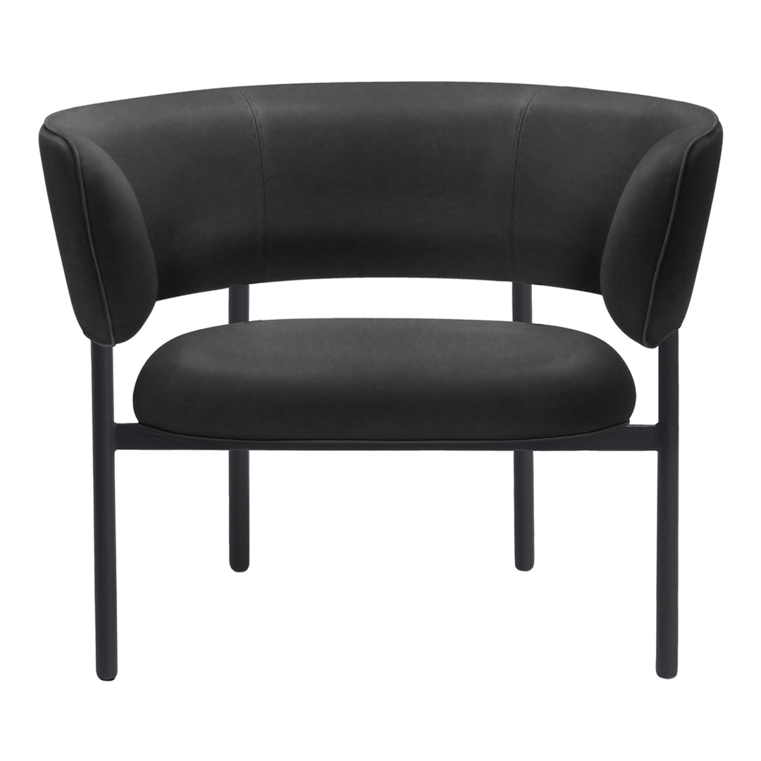 Font Lounge Armchair - Modern Accent Chair for Living Room, Bedroom & Office - Comfortable Upholstered Reading Chair with Soft Fabric - Perfect for Relaxing, Reading & Decorating