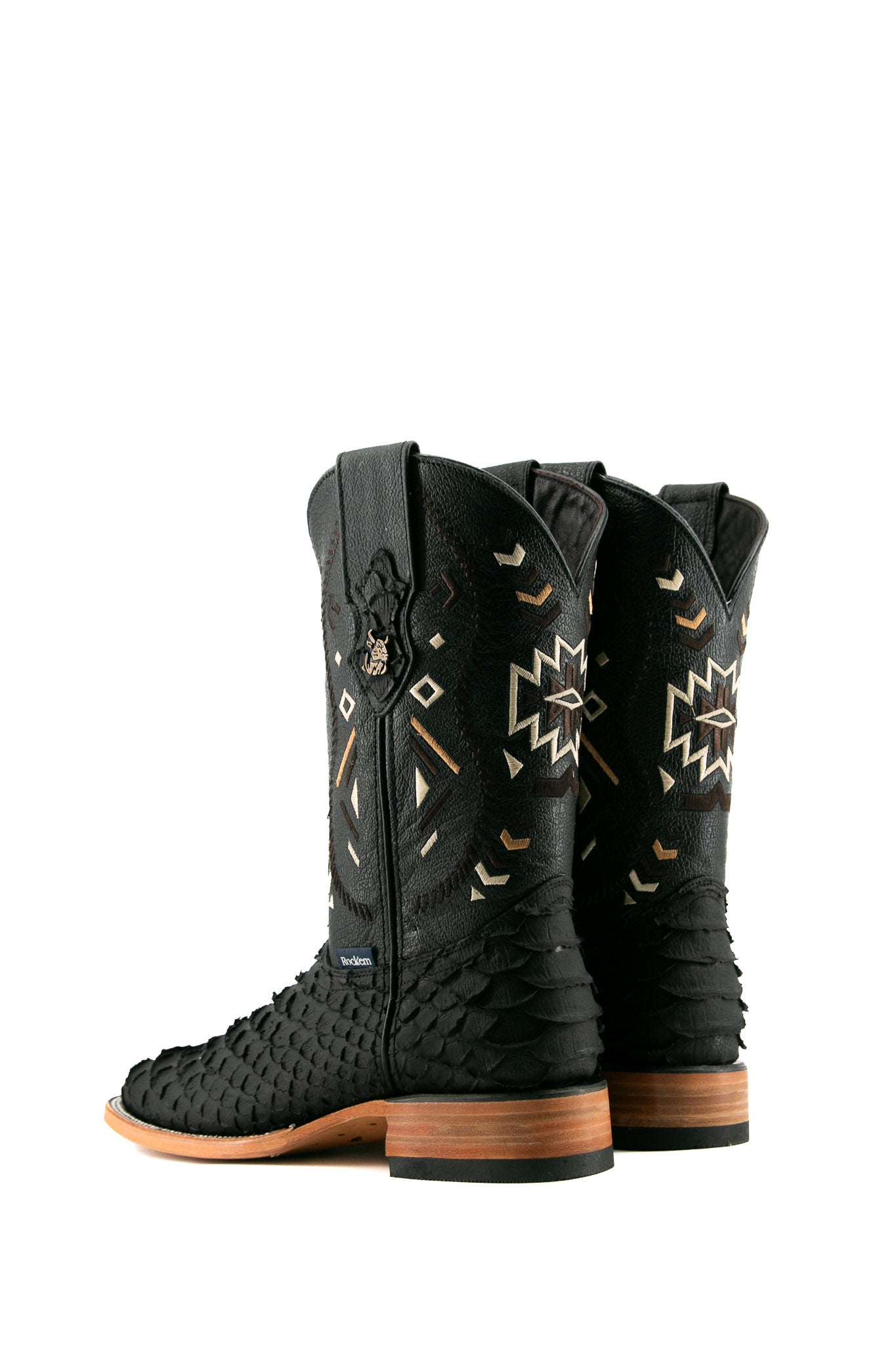 Python Matte Square Toe Cowboy Boots for Women - Western Style Ankle Booties with Pointed Toe - Perfect for Country Rodeo, Line Dancing & Casual Outfits