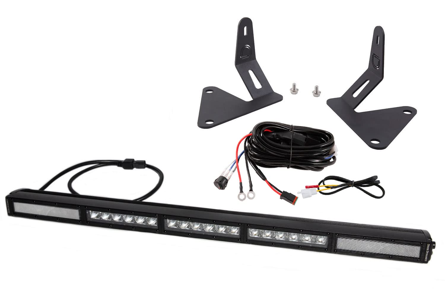 Diode Dynamics Stealth Light Bar Kit for 2015-2020 GMC Canyon - White Combo LED Off-Road Lighting for Trucks & Adventure Vehicles