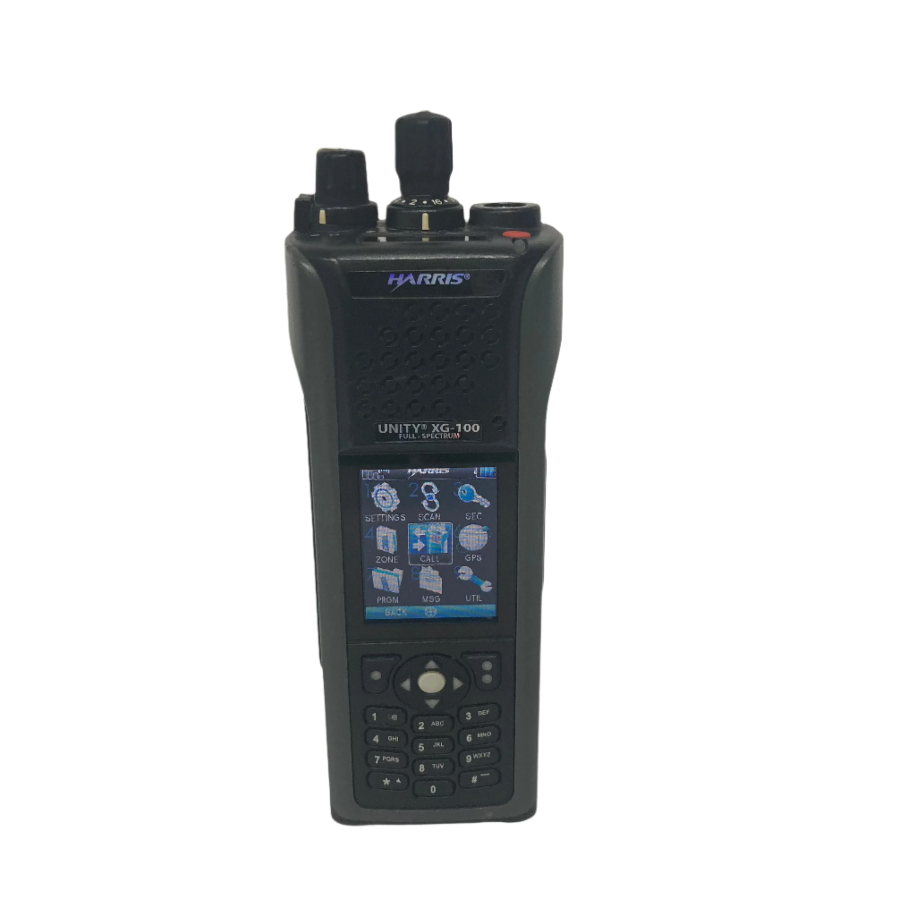 Harris XG 100P XG 100 VHF UHF 800 MHz Phase 2 P25 Portable Two-Way Radio for Public Safety, Emergency Response & Law Enforcement Communications