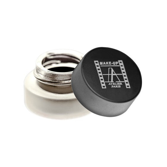 Professional Make Up Atelier Waterproof Gel Eyeliner - Long Lasting Smudge Proof Eye Liner for Dramatic Looks | Perfect for Stage, Photography & Everyday Makeup