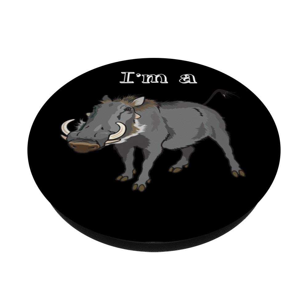 Wild Boar & Warthog PopSockets PopGrip - Swappable Phone Grip for iPhone, Samsung & Tablets - Perfect for Gaming, Selfies & Everyday Use