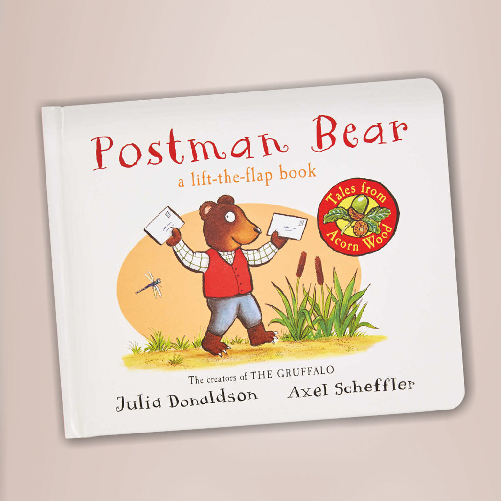 Postman Bear Board Book - Interactive Storybook for Toddlers & Kids | Perfect for Bedtime Reading & Early Learning