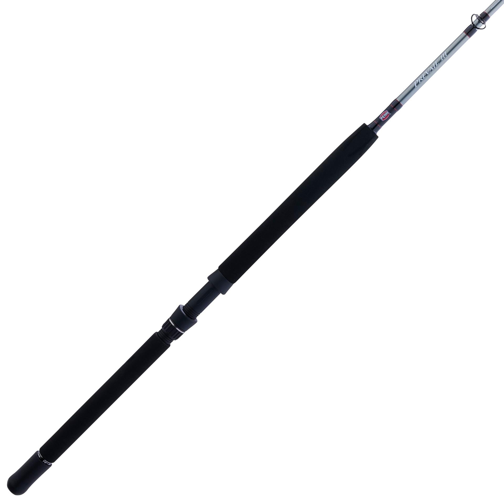 Prevail III Conventional Boat Fishing Rod - Heavy Duty Saltwater Offshore Trolling Rod for Big Game Fish - Perfect for Deep Sea Fishing, Tuna, Marlin, and Shark Angling