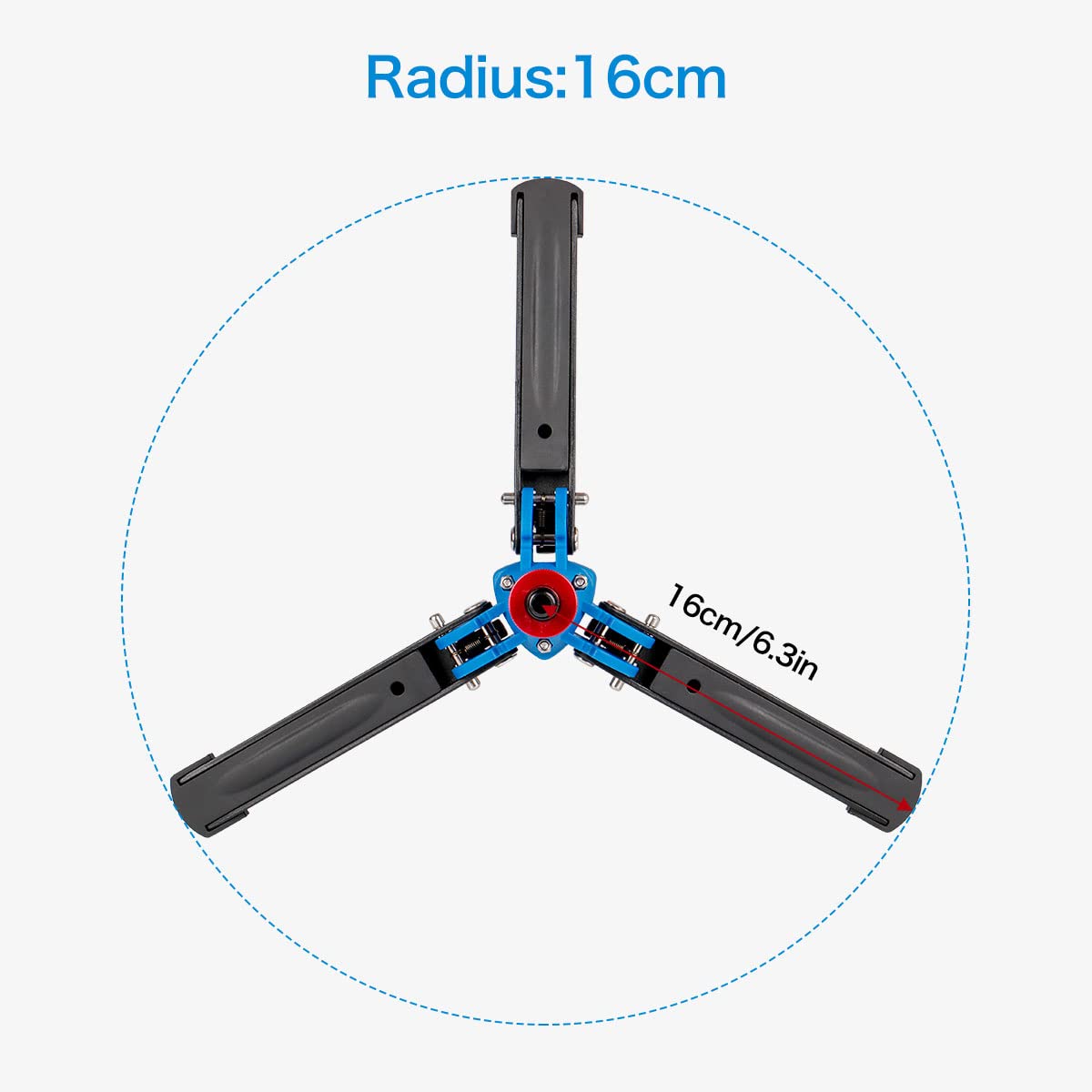 Koolehaoda Mini Tripod Stand with 3 Adjustable Legs & 3/8