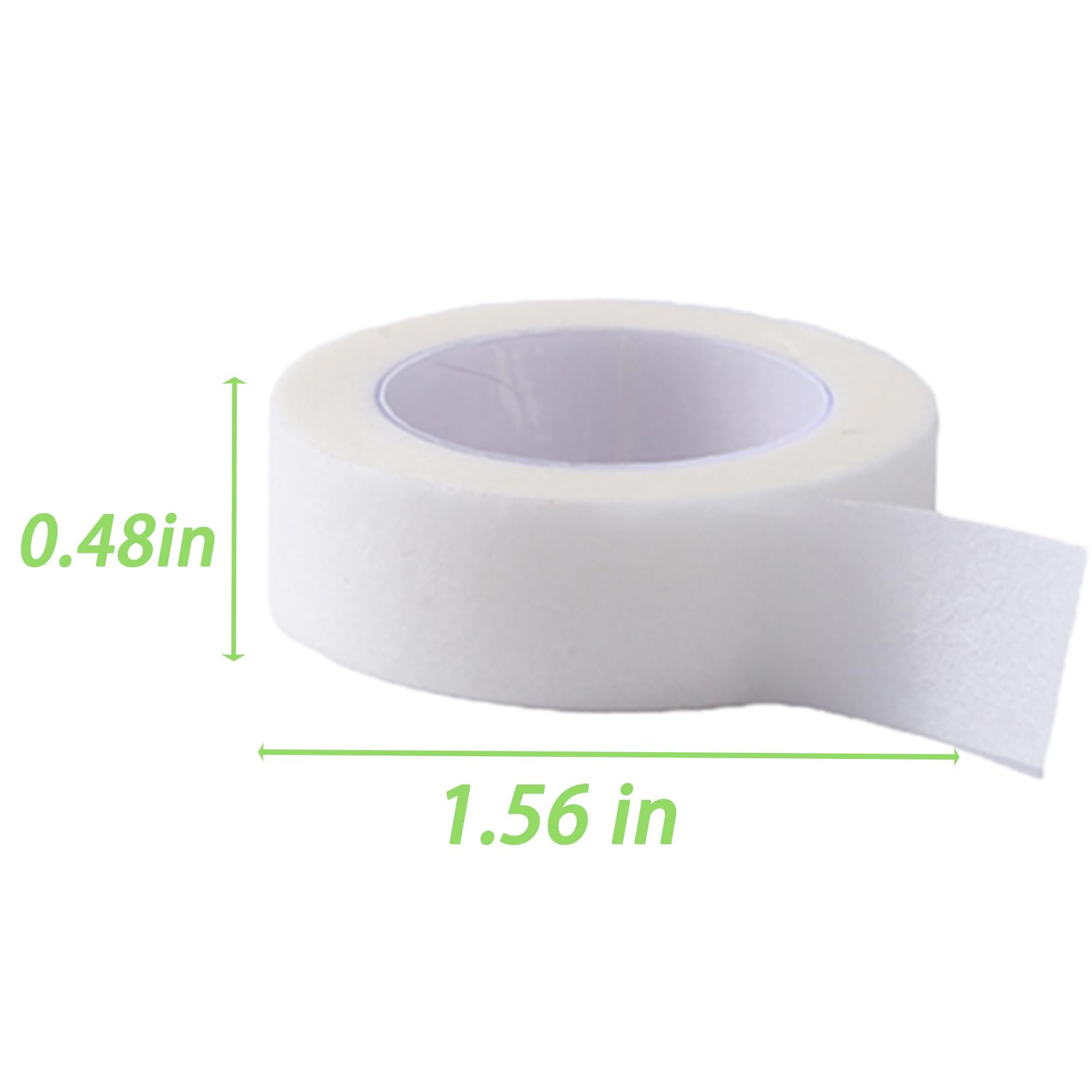 Best Aloe Makeup Tape for Eyeshadow & Mascara - 6 Pack White Eyelash Extension Tape for Professional Lash Tech Supplies | Perfect for Salon & Home Use