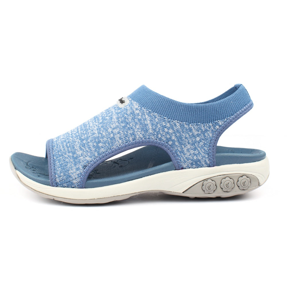 Carmel Women's Comfortable Stretch Fabric Sandals - Breathable & Lightweight for Summer, Beach, and Casual Wear