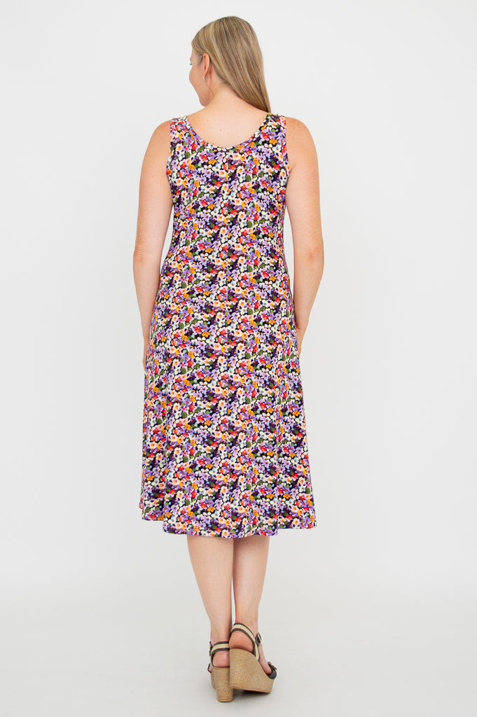 Evangelina Floral Summer Dress - Breathable Bamboo Fabric, Comfortable & Stylish for Women | Perfect for Beach Vacations, Brunch Dates & Casual Outings