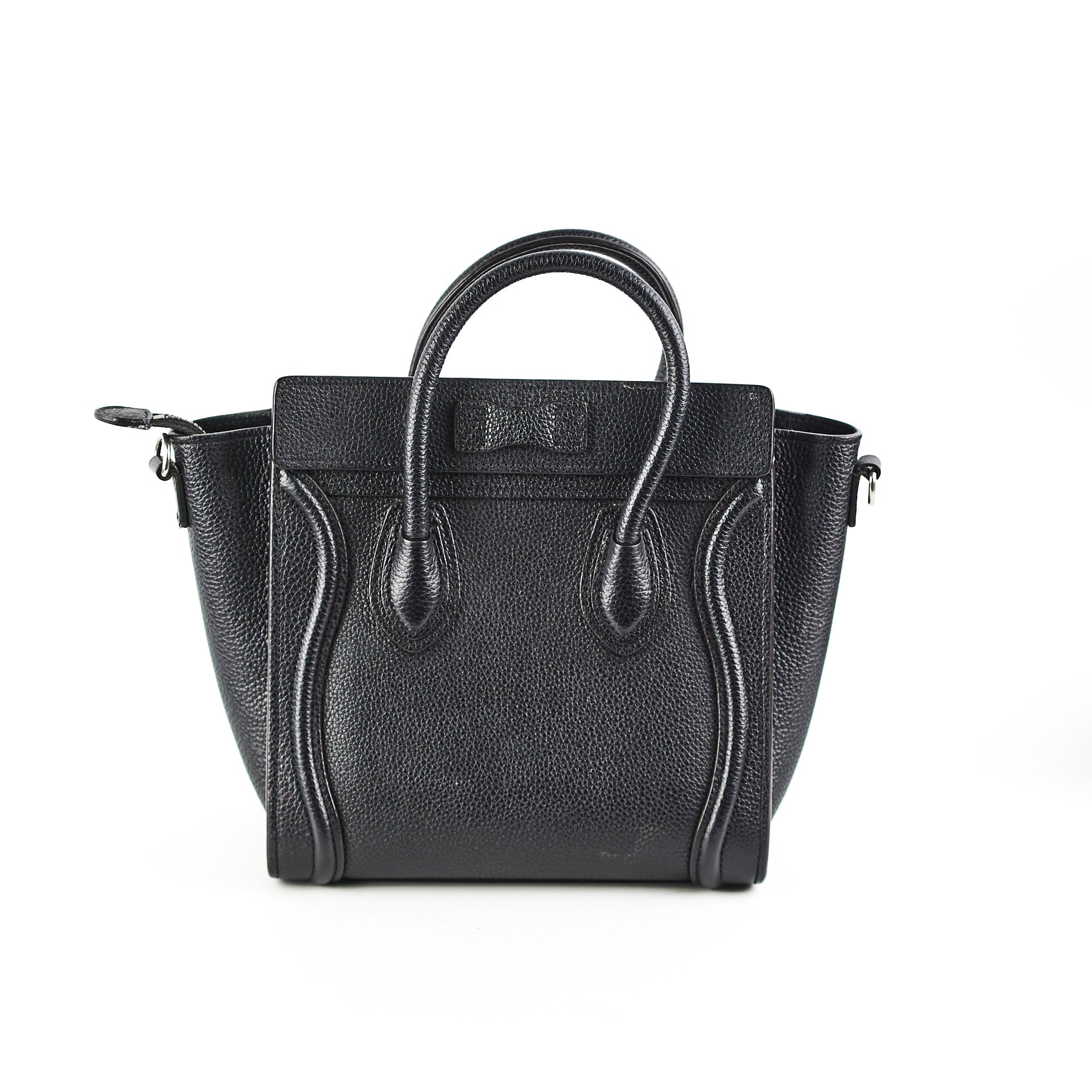 Celine Nano Luggage Bag in Black | Premium Leather Crossbody Handbag for Women | Perfect for Work, Travel & Everyday Use