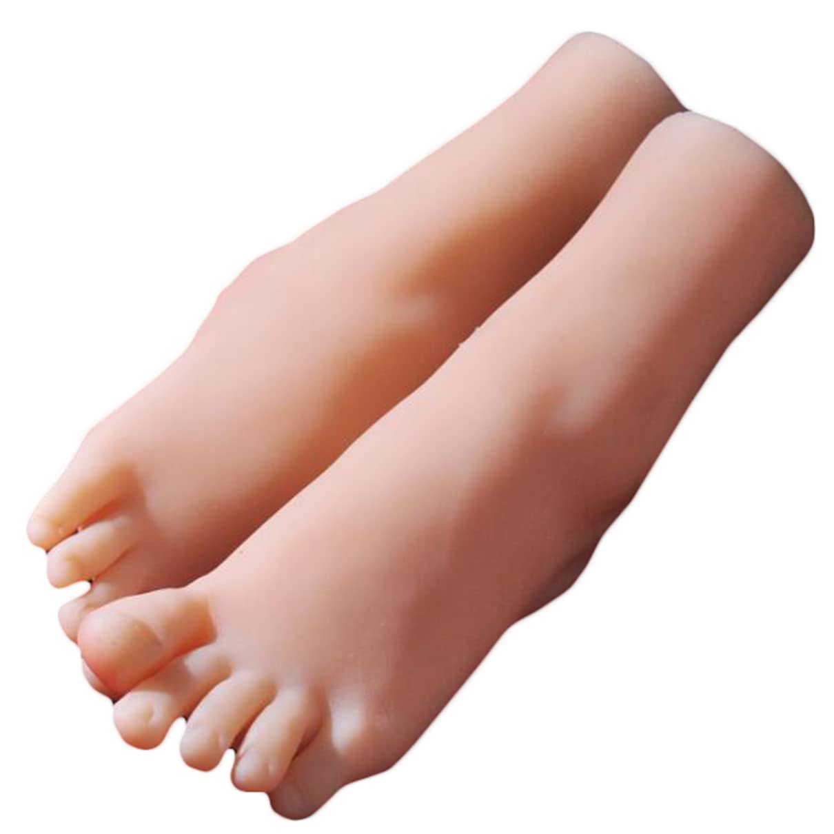 Realistic Silicone Foot Mannequin - Ultra Skin Texture Fetish Model for Art, Photography & Foot Culture - Life-Size Simulation Feet (1 Pair) - Perfect for Display, Photography & Foot Fetish Collectors