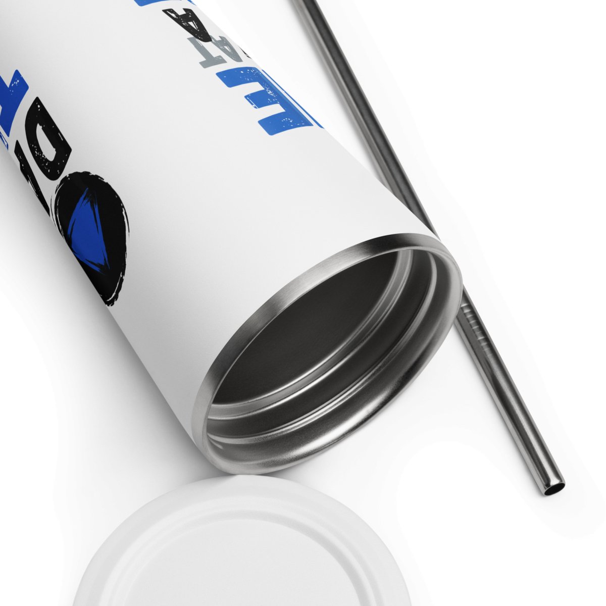 One at a Time Inspirational Tumbler - 20oz Motivational Water Bottle with Lid & Straw - Perfect for Gym, Office & Daily Hydration