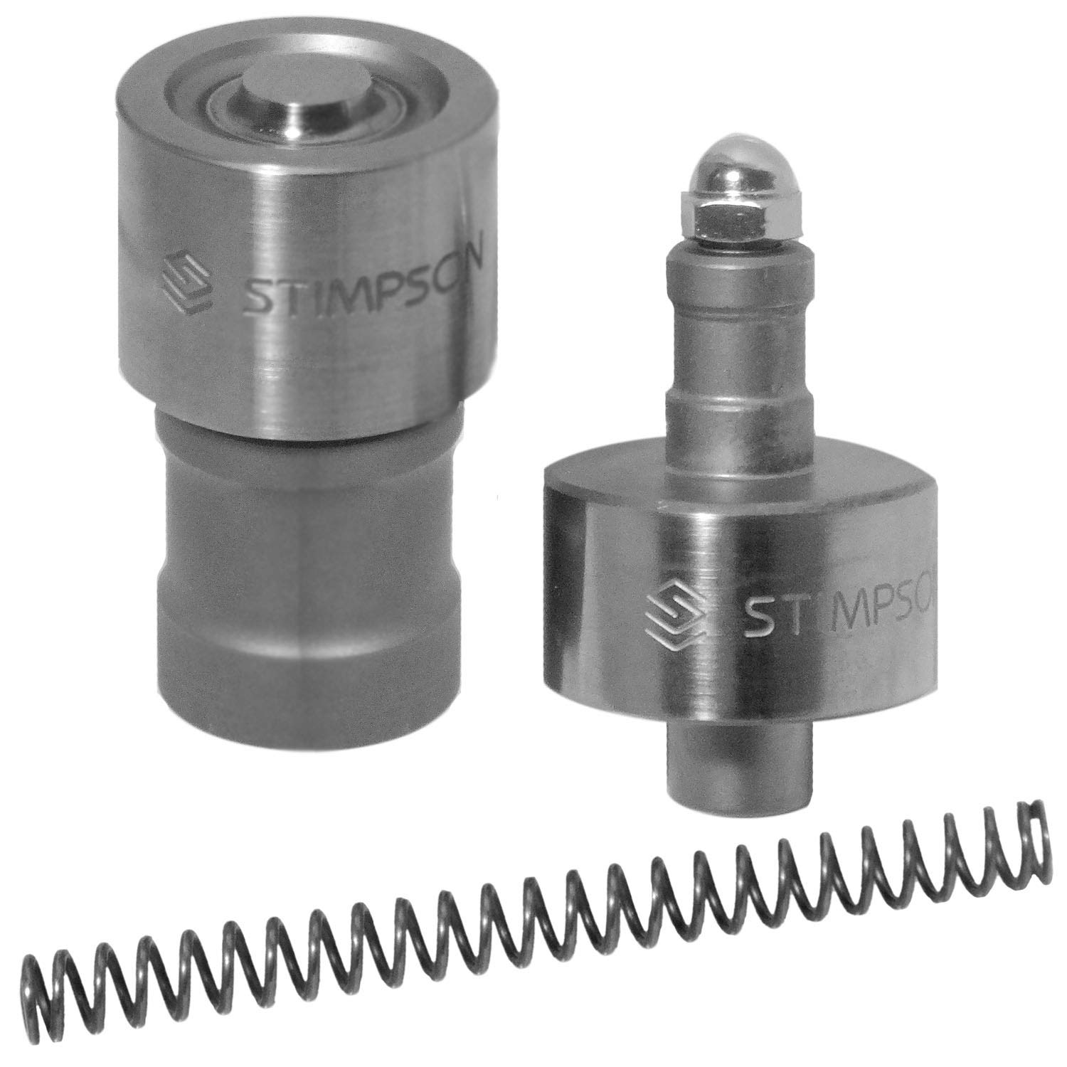 Stimpson SPGW1TSET #1 Self-Piercing Grommet and Washer Kit - Compatible with Stimpson 405 Bench Press - Heavy Duty Metal Fastening Tools for Leather, Fabric, and Canvas Projects