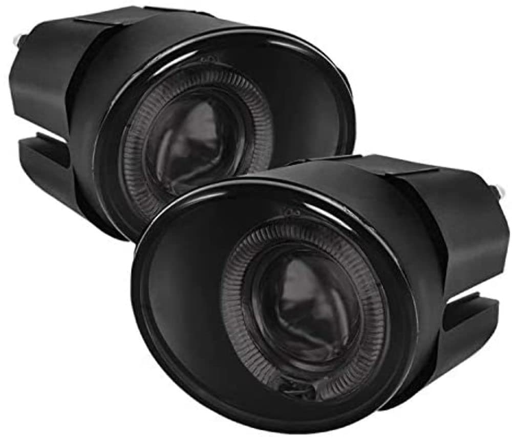 Spyder Auto 5070463 Black/Smoke Projector Style Fog Lights - High Performance Off-Road & Night Driving Visibility Enhancement