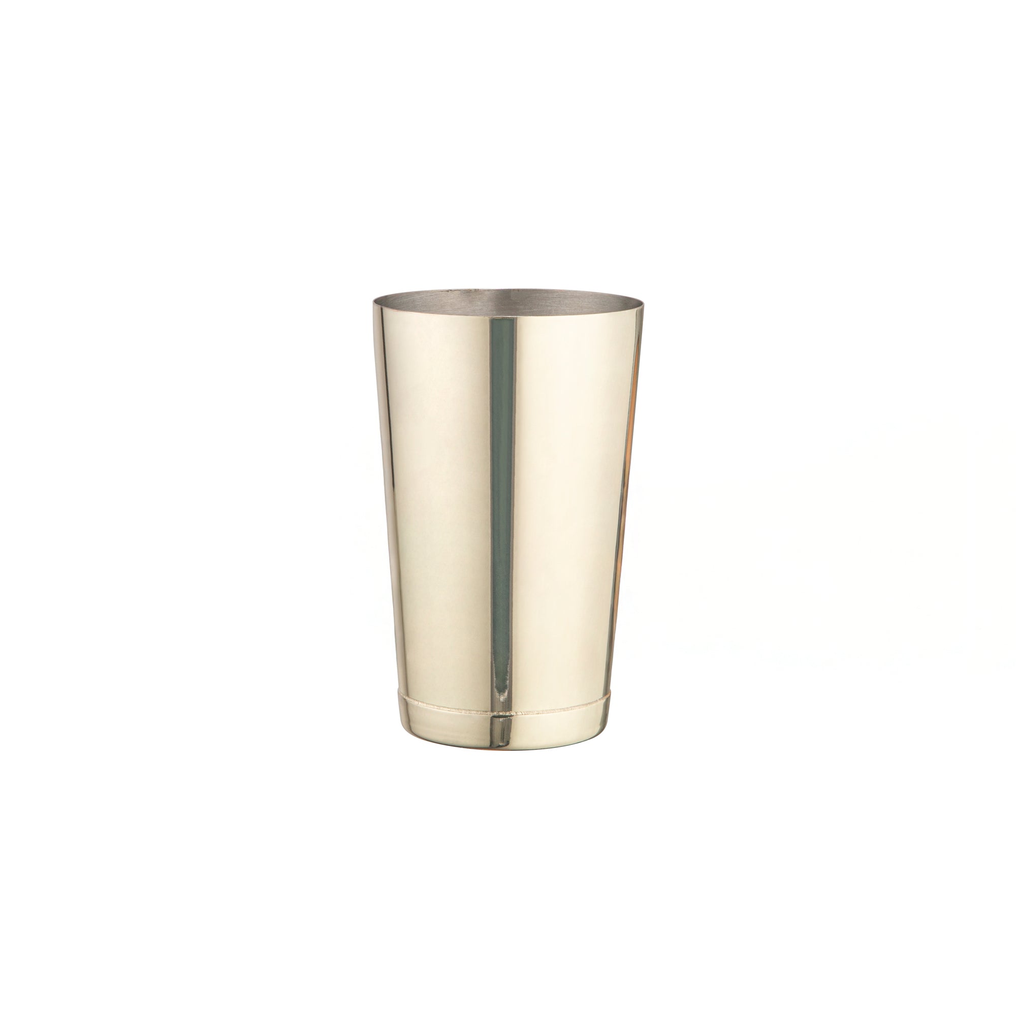 16 oz Gold Plated Stainless Steel Cocktail Shaker Tin - Professional Weighted Bar Mixing Tool (3.25