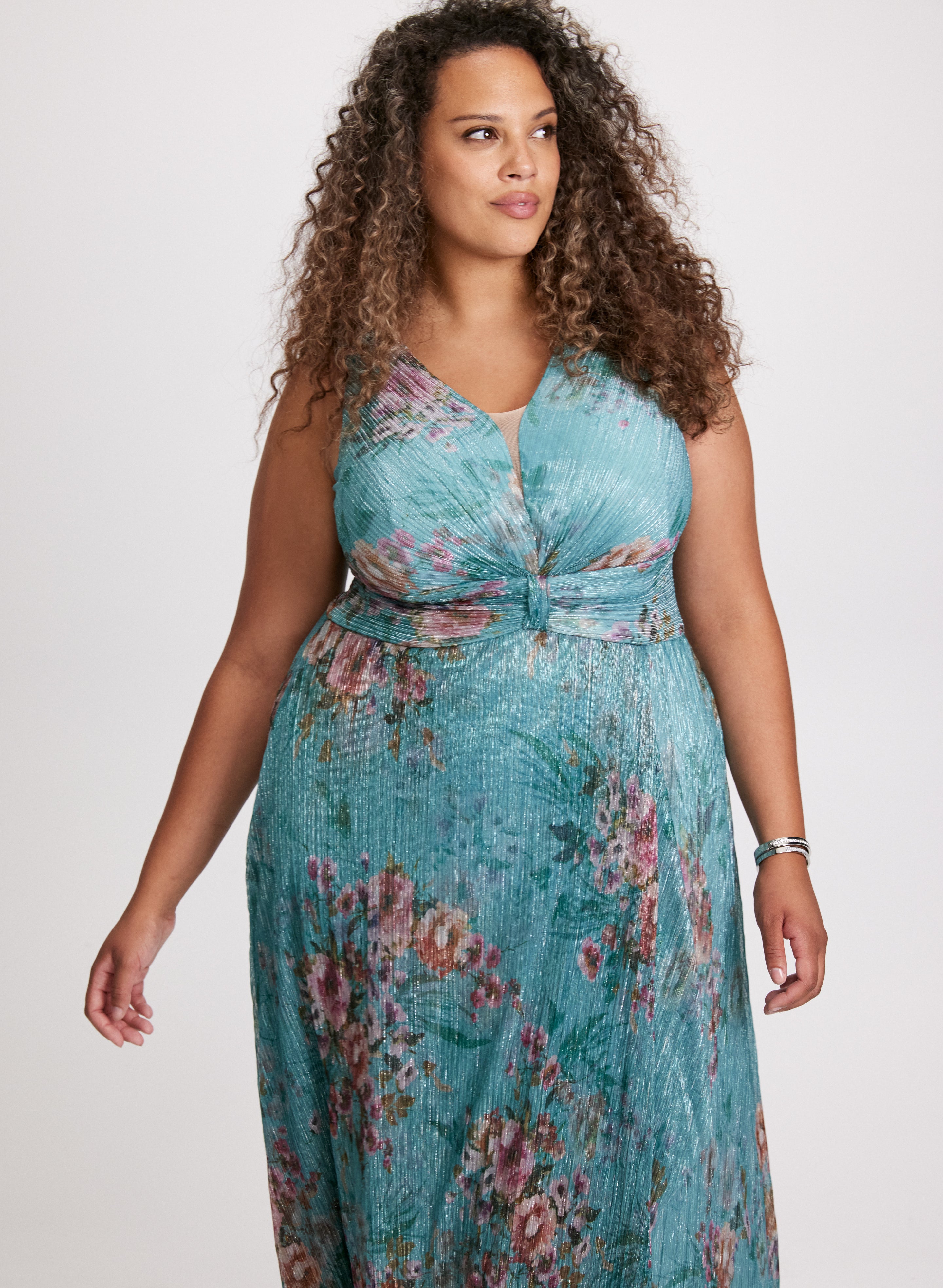 Floral Print Fit & Flare Dress for Women - Summer A-Line Party Dress with Short Sleeves - Perfect for Weddings, Cocktail Parties & Date Nights