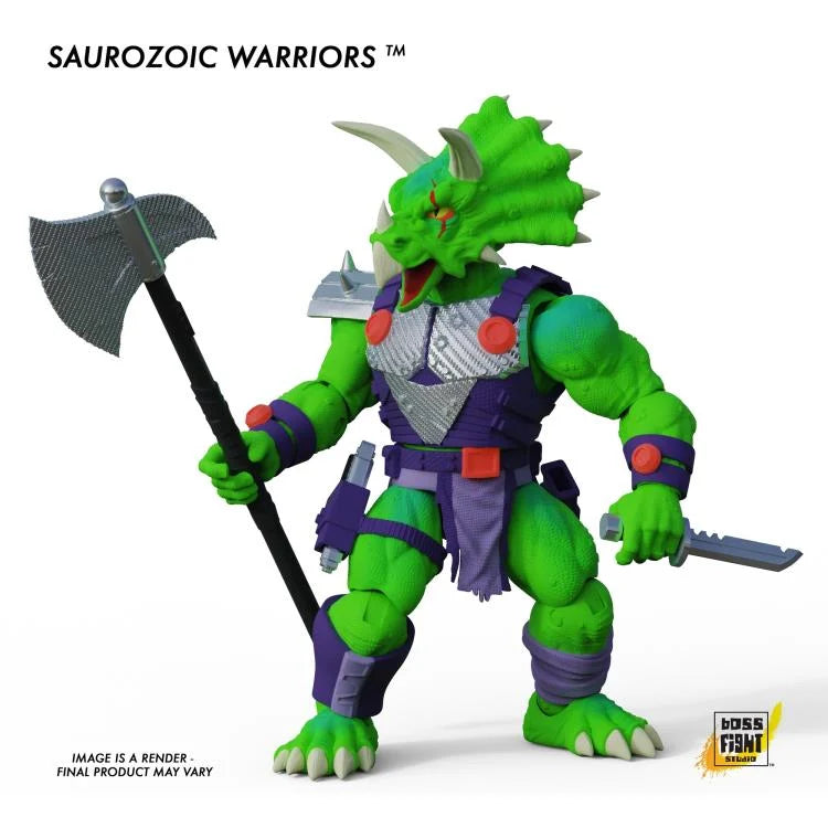 Saurozoic Warriors Triax Skiver 1/12 Scale Action Figure - Highly Detailed Collectible for Display & Battle Scenes | Perfect for Collectors & Diorama Enthusiasts