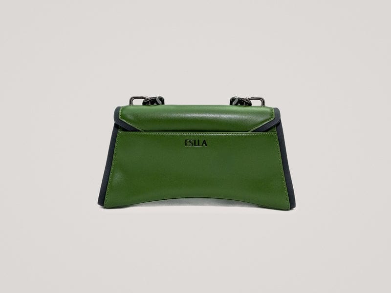 Vegan Cactus Leather Crossbody Bag for Women | Eco-Friendly Green Helen Handbag | Perfect for Casual Outings, Travel, and Everyday Use