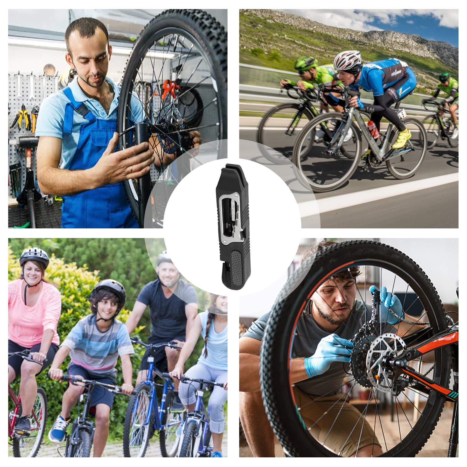 **Professional Bike Tool Kit for MTB & Road Bicycles - Includes Tire Repair Kit, Mini Ratchet Wrench, Multi Tool, Tire Levers & Ratcheting Screwdriver - Perfect for On-the-Go Repairs & Maintenance**