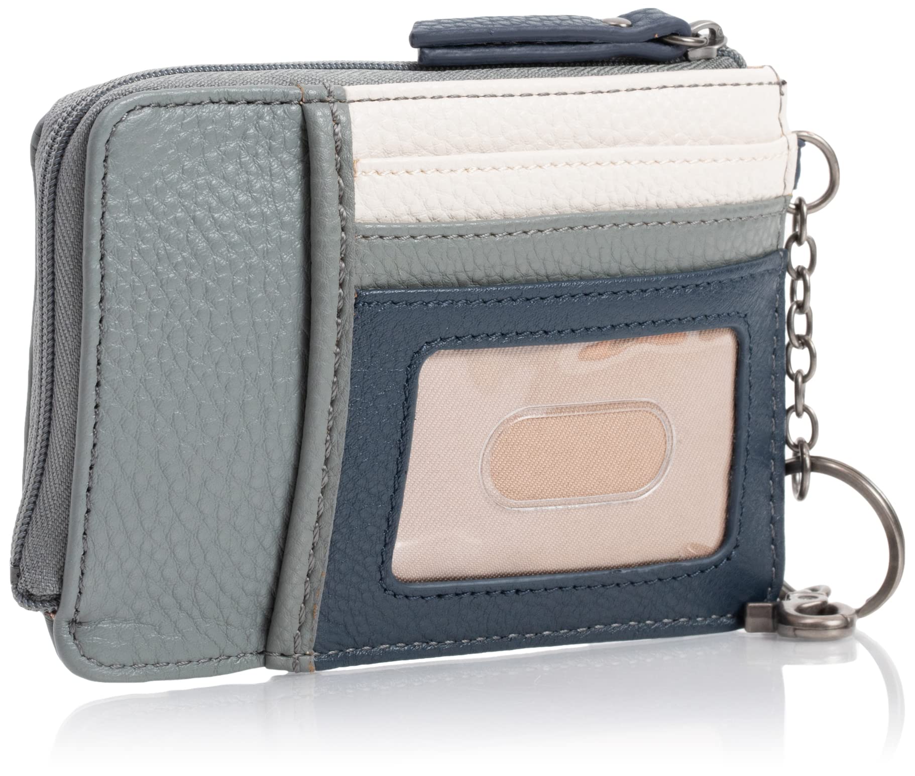 The Sak Iris Genuine Leather Wallet for Women - Slim RFID Blocking Card Holder with Keychain, Perfect for Everyday Use, Travel & Gift Giving