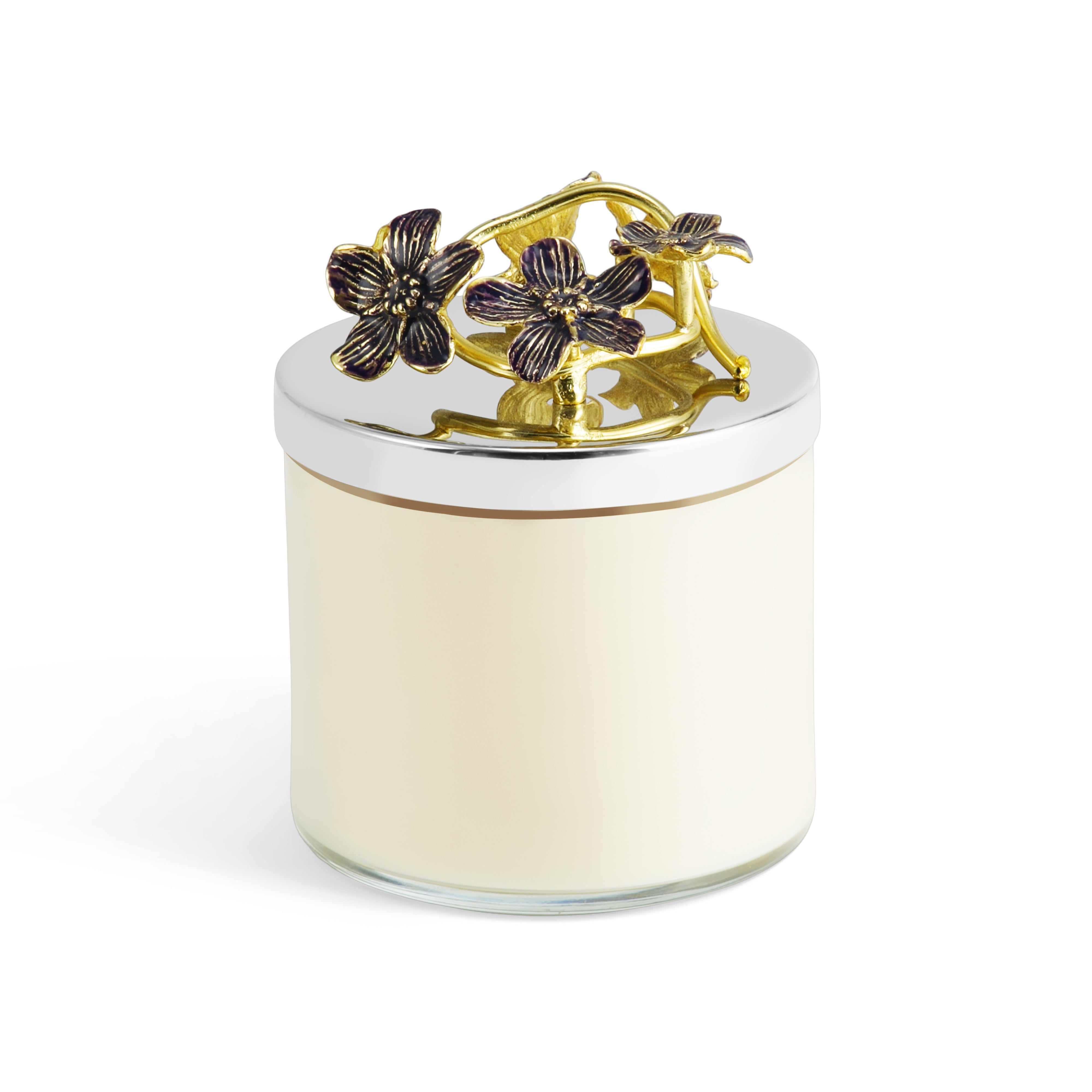 Forget Me Not Scented Candle - Handmade Soy Wax Candle with Floral Fragrance for Home Decor, Romantic Gifts & Relaxation