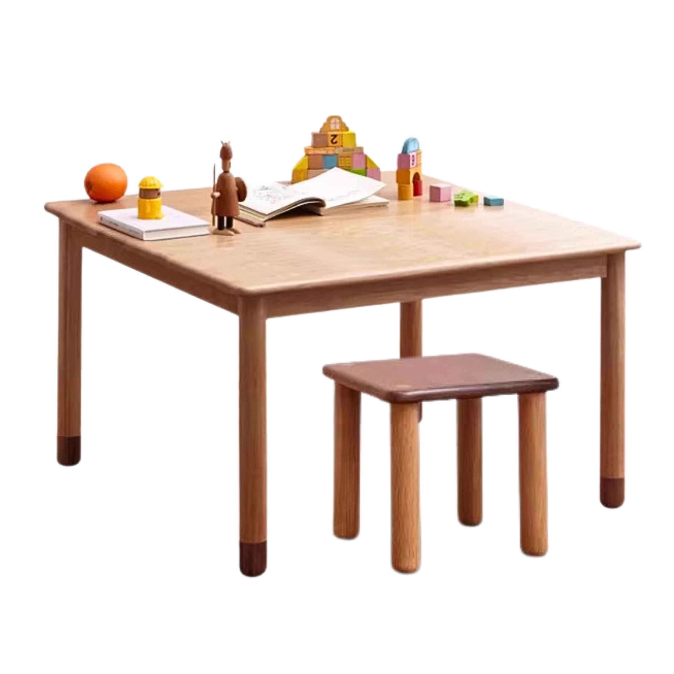 Handmade Solid Oak Wood Kids Study Desk - Durable & Ergonomic Children's Writing Table for Homework & Crafting - Perfect for Bedrooms, Homeschooling & Playrooms